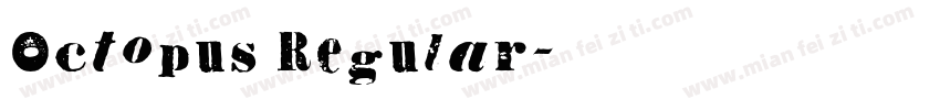 Octopus Regular字体转换
